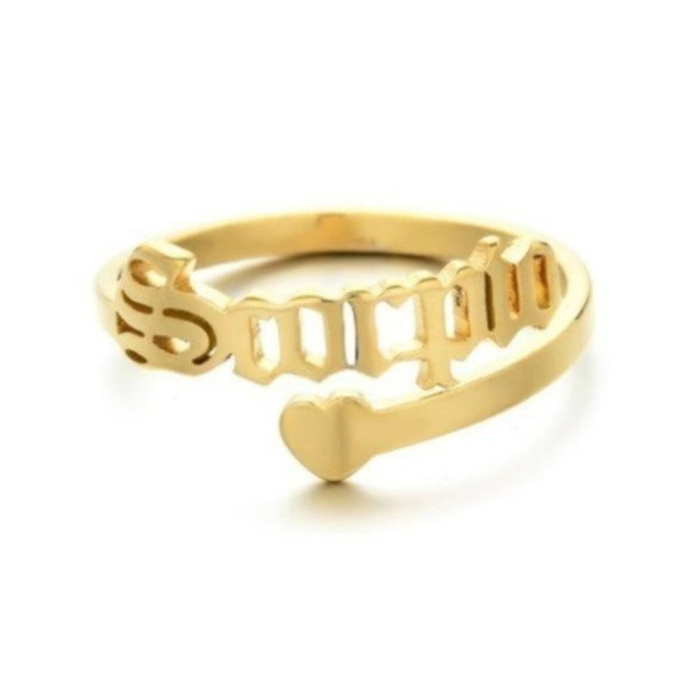 🆕Zodiac Jewelry - Scorpio ♏🦂 18K Ring